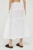 Спідниця Deha колір білий midi розкльошена