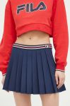 Спідниця Fila x Hailey Bieber колір синій mini розкльошена