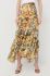 Спідниця Marciano Guess колір жовтий maxi розкльошена