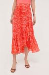 Спідниця Morgan колір помаранчевий midi розкльошена