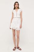 Спідниця Morgan колір білий mini пряма (3285130)