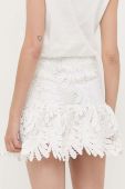 Спідниця Morgan колір білий mini пряма (3285130)