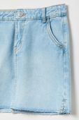 Дитяча джинсова спідниця OVS mini пряма колір блакитний (3045484)