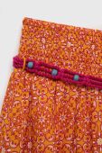 Дитяча спідниця Sisley колір помаранчевий mini розкльошена