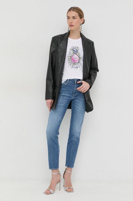 Джинси Guess Sexy Curve жіночі висока посадка колір блакитний