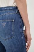 Джинси Guess жіночі середня посадка колір блакитний (3039756)