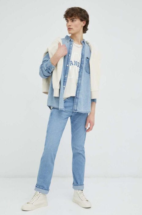 Джинси Wrangler 11mwz чоловічі колір блакитний