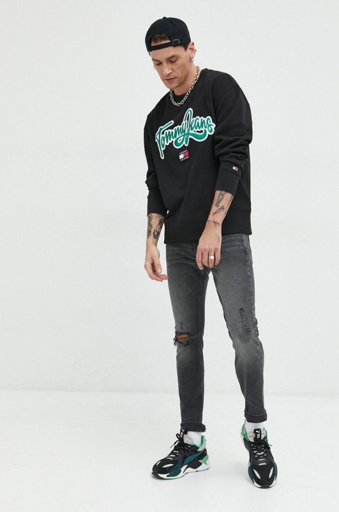 Джинси Tommy Jeans Scanton чоловічі колір сірий (3024957)