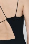Комбінезон Patrizia Pepe колір чорний оголена спина
