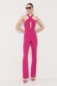 Комбінезон Patrizia Pepe колір рожевий декольте трикутник (3245260)