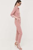 Комбінезон Morgan колір рожевий з коміром