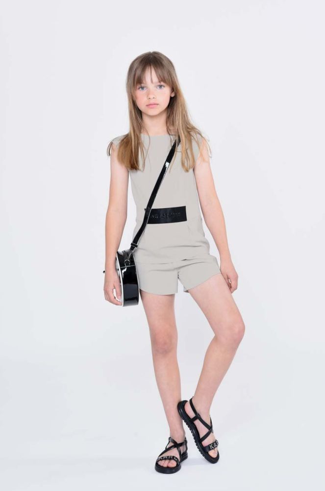 Дитячий комбінезон Karl Lagerfeld колір бежевий (3095178)