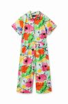Дитячий бавовняний комбінезон Desigual з бавовни колір барвистий