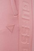 Спортивні штани Guess жіночі колір рожевий з принтом (2867699)