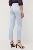 Штани Guess жіночі пряме середня посадка колір блакитний