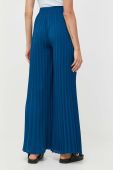 Штани Guess жіночі колір синій широке висока посадка (3230212)