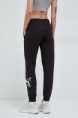 Спортивні штани Puma колір чорний з принтом (3078258)