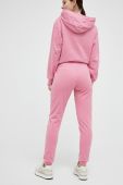 Спортивні штани EA7 Emporio Armani колір рожевий з принтом (3039822)