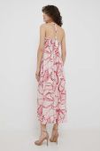 Сукня Sisley колір рожевий maxi розкльошена (3241718)