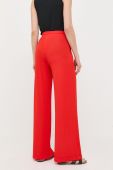 Штани Max Mara Leisure жіночі колір помаранчевий пряме висока посадка