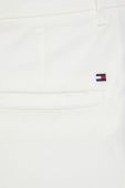Штани Tommy Hilfiger жіночі колір білий пряме середня посадка