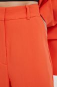Штани 2NDDAY жіночі колір помаранчевий пряме висока посадка