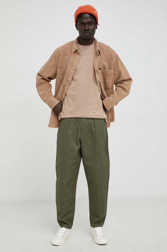 Штани G-Star Raw чоловічі колір зелений фасон chinos (2835131)