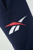 Спортивні штани Reebok Classic колір синій з принтом