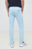 Штани Pepe Jeans Sloane чоловічі пряме колір блакитний