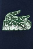 Бавовняні спортивні штани Lacoste колір синій меланж