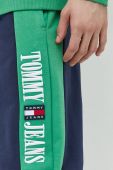 Спортивні штани Tommy Jeans колір синій з аплікацією (3045992)