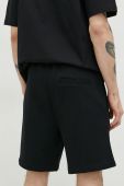 Бавовняні шорти HUGO колір чорний (3123915)