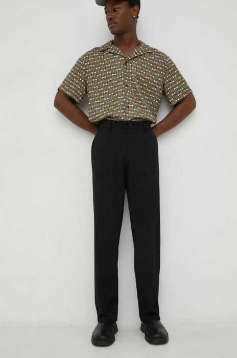 Штани Les Deux чоловічі колір чорний пряме (3036432)