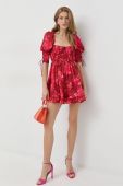 Сукня For Love & Lemons колір червоний mini розкльошена (2902546)