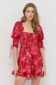 Сукня For Love & Lemons колір червоний mini розкльошена (2902546)