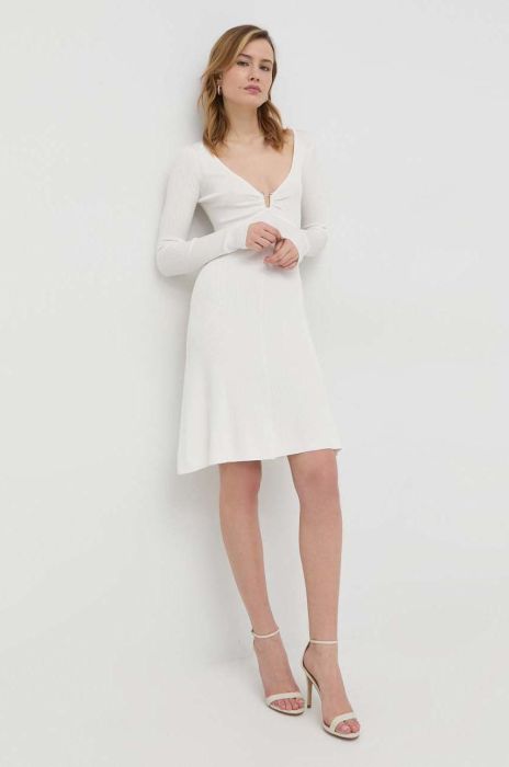 Сукня Guess колір бежевий mini розкльошена (2931902)