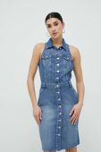 Джинсова сукня Guess mini облягаюча колір блакитний (2948110)