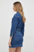 Джинсова сукня Guess mini пряма колір блакитний