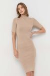 Сукня Marciano Guess колір бежевий mini облягаюча (2856739)