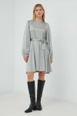 Сукня Bruuns Bazaar колір сірий mini розкльошена (2824824)