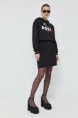 Сукня BOSS x Looney Tunes колір чорний mini розкльошена