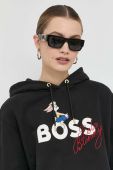 Сукня BOSS x Looney Tunes колір чорний mini розкльошена