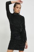 Сукня HUGO колір чорний mini облягаюча (2879767)