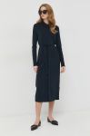 Сукня Max Mara Leisure колір синій midi пряма (2915219)