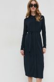 Сукня Max Mara Leisure колір синій midi пряма (2915219)