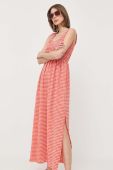 Сукня Notes du Nord колір помаранчевий maxi розкльошена (3151405)