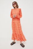 Сукня Notes du Nord колір помаранчевий maxi oversize