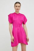 Сукня Victoria Beckham колір рожевий mini пряма