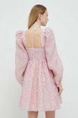 Сукня Custommade Jenny колір рожевий mini розкльошена