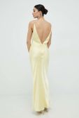Сукня Bardot колір жовтий maxi пряма (2948145)